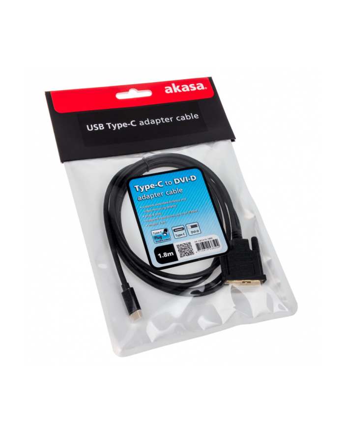 Akasa Adapter Type-C - DVI-D główny