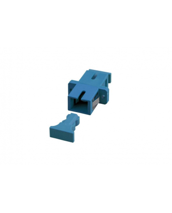 EFB Adapter SC/SC simplex jednomodowy, plastik/ceramiczna tuleja, niebieski