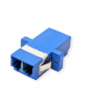 EFB Adapter LC/LC Duplex jednomodowy, plastik/ceramiczna tuleja, niebieski - nr 6