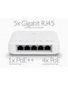 Ubiquiti USW-Flex 5 x Gigabit UniFi switch (1x PoE In, 4x PoE+/48V PoE out 46W) - nr 20