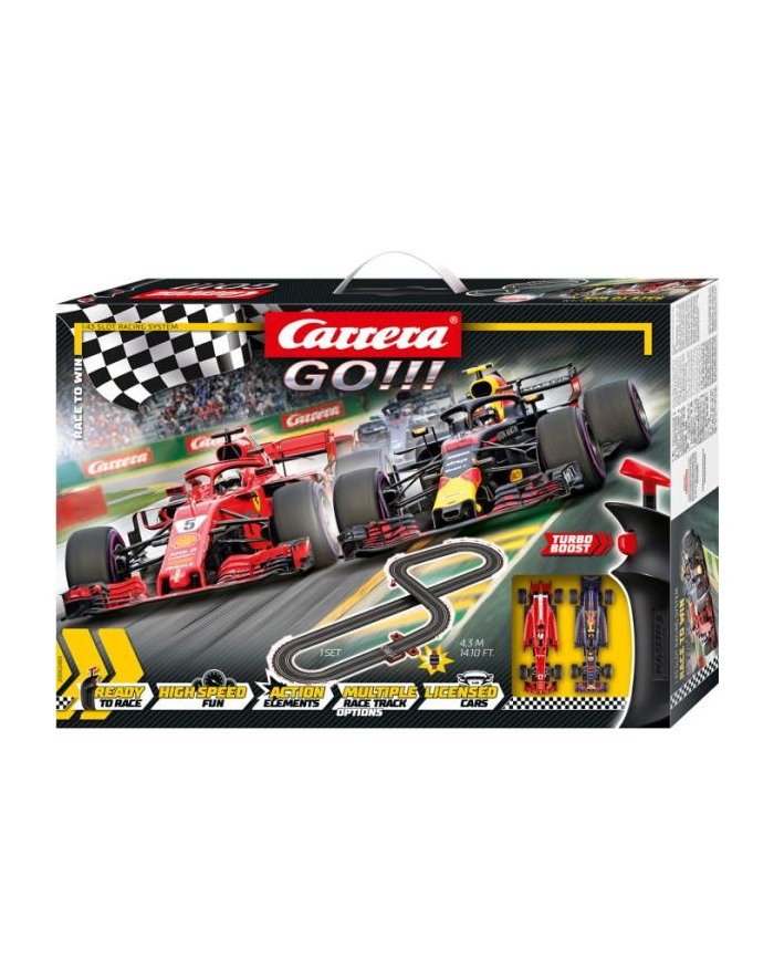 carrera toys Tor GO!!! Race to Win (4,3m) 62483 Carrera główny