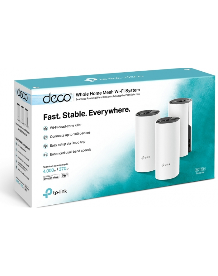 tp-link Zestaw routerów mesh Deco M4 AC1200 (3-pack) główny