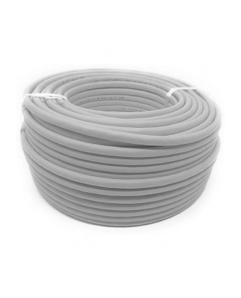 techly pro TechlyPro Kabel instalacyjny skrętka F/UTP Cat6 4x2 linka 100% miedź 100m szary