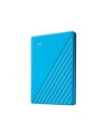 western digital Dysk zewnętrzny WD My Passport, 2.5'', 4TB, USB 3.2, niebieski - nr 20