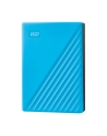 western digital Dysk zewnętrzny WD My Passport, 2.5'', 4TB, USB 3.2, niebieski - nr 60