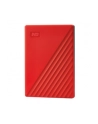 western digital Dysk zewnętrzny WD My Passport, 2.5'', 4TB, USB 3.2, czerwony - nr 16