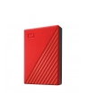western digital Dysk zewnętrzny WD My Passport, 2.5'', 4TB, USB 3.2, czerwony - nr 61