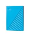 western digital Dysk zewnętrzny WD My Passport, 2.5'', 2TB, USB 3.2, niebieski - nr 55