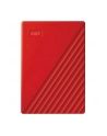 western digital Dysk zewnętrzny WD My Passport, 2.5'', 2TB, USB 3.2, czerwony - nr 70