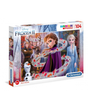 Clementoni Puzzle 104el z brokatem Frozen 2 20162