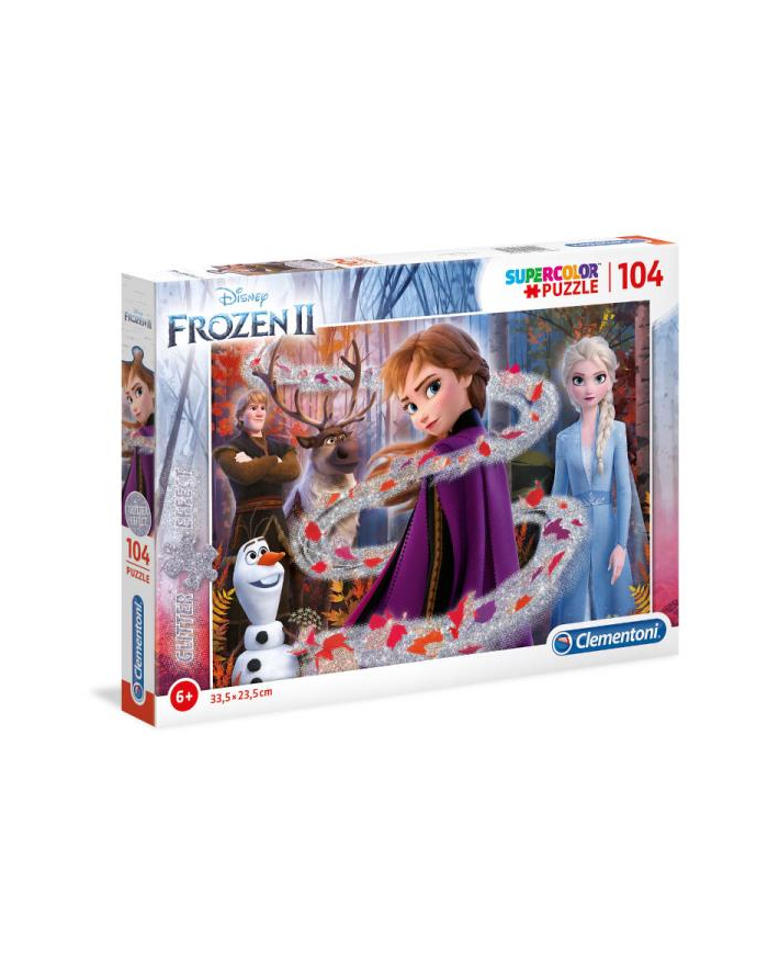 Clementoni Puzzle 104el z brokatem Frozen 2 20162 główny