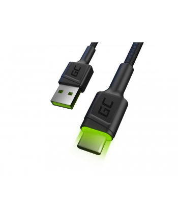 Cable Green Cell Ray USB Cable - USB-C 120cm with green LED backlight and suppor