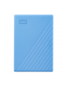 western digital Dysk zewnętrzny WD My Passport, 2.5'', 4TB, USB 3.2, niebieski - nr 69