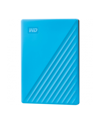 western digital Dysk zewnętrzny WD My Passport, 2.5'', 4TB, USB 3.2, niebieski