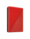 western digital Dysk zewnętrzny WD My Passport, 2.5'', 4TB, USB 3.2, czerwony - nr 55