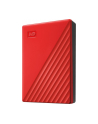 western digital Dysk zewnętrzny WD My Passport, 2.5'', 4TB, USB 3.2, czerwony - nr 59