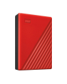 western digital Dysk zewnętrzny WD My Passport, 2.5'', 4TB, USB 3.2, czerwony - nr 60