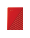western digital Dysk zewnętrzny WD My Passport, 2.5'', 4TB, USB 3.2, czerwony - nr 7
