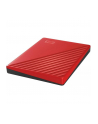 western digital Dysk zewnętrzny WD My Passport, 2.5'', 2TB, USB 3.2, czerwony - nr 64