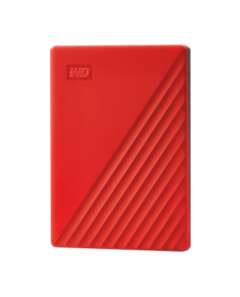 western digital Dysk zewnętrzny WD My Passport, 2.5'', 2TB, USB 3.2, czerwony