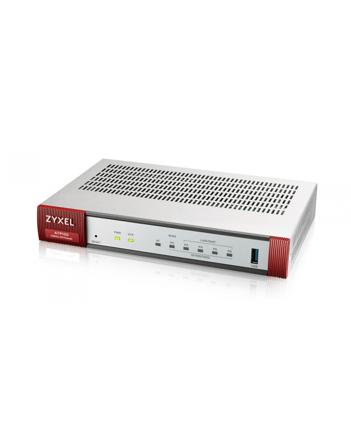Zyxel ATP 10/100/1000, 1*WAN, 4*LAN/DMZ ports, 1*SFP, 1*USB with 1 Yr Bundle główny