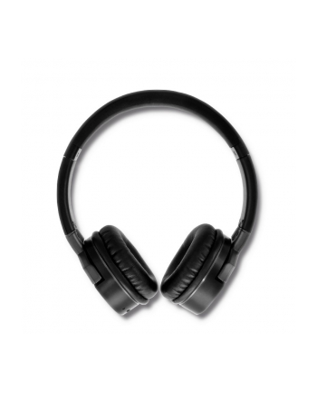 qoltec Słuchawki bezprzewodowe nauszne | BT | mikrofon | super bass |  czarne