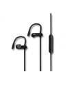 qoltec Słuchawki sportowe bezprzewodowe | dokanałowe | BT4.2 | mikrofon | super bass | czarne - nr 1