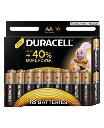 DURACELL | Bateria Alkaliczna Basic LR03 AAA 18 szt | blister