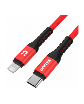 unitek Kabel USB Typ-C - Lightning C14060RD 1,0m, M/M, MFI