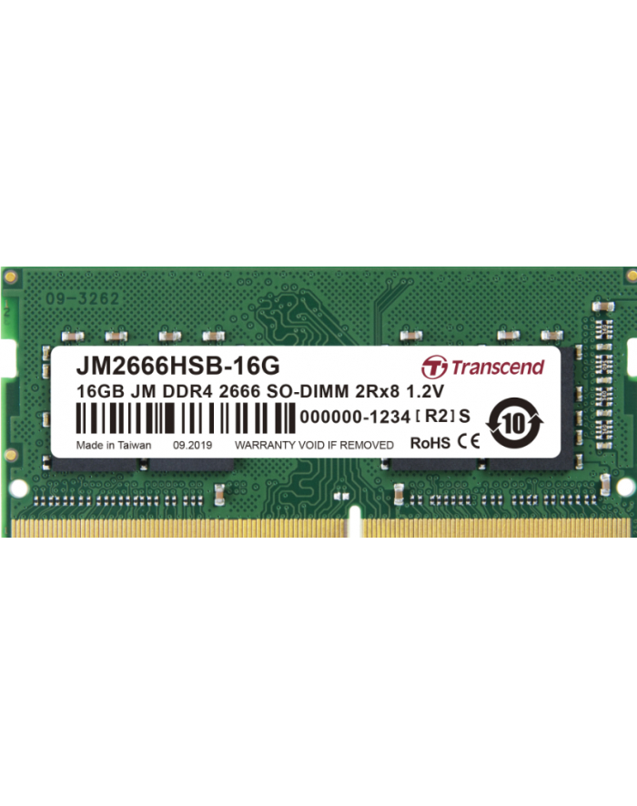 Transcend JM 16GB DDR4 2666 SO-DIMM główny