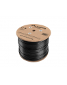 Lanberg kabel instalacyjny FTP, kat. 6, drut OUTDOOR CU, 305m, czarny - nr 22