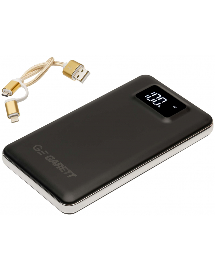 Powerbank Garett Power 10 czarny główny