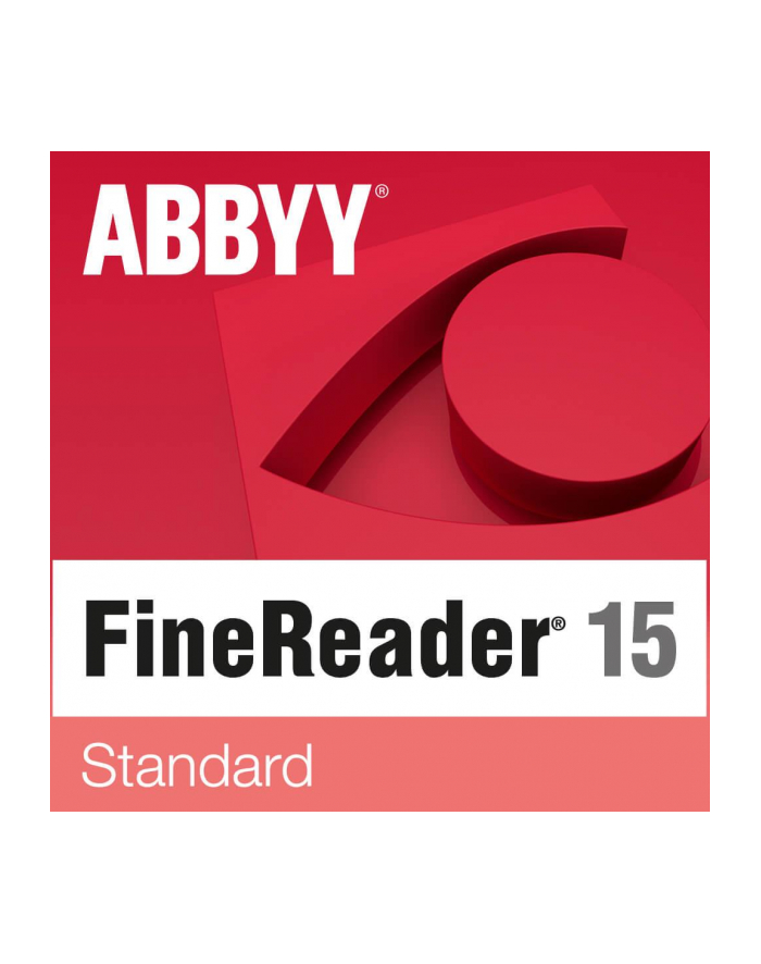 ABBYY FineReader 15 Corporate (pojedynczy uzytkownik) licencja wieczysta - ESD główny