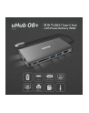 unitek HUB 8-w-1 D1019A USB3.1 Typ-C + 2xUSB + HDMI + VGA + GIGA + SD - nr 13