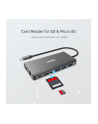 unitek HUB 8-w-1 D1019A USB3.1 Typ-C + 2xUSB + HDMI + VGA + GIGA + SD - nr 19