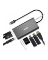 unitek HUB 8-w-1 D1019A USB3.1 Typ-C + 2xUSB + HDMI + VGA + GIGA + SD - nr 8