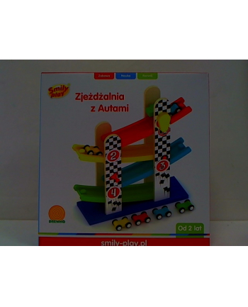 anek - smile Zjeżdżalnia z autami Smily play AC6653 29643