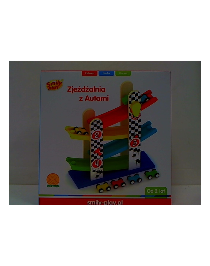 anek - smile Zjeżdżalnia z autami Smily play AC6653 29643 główny