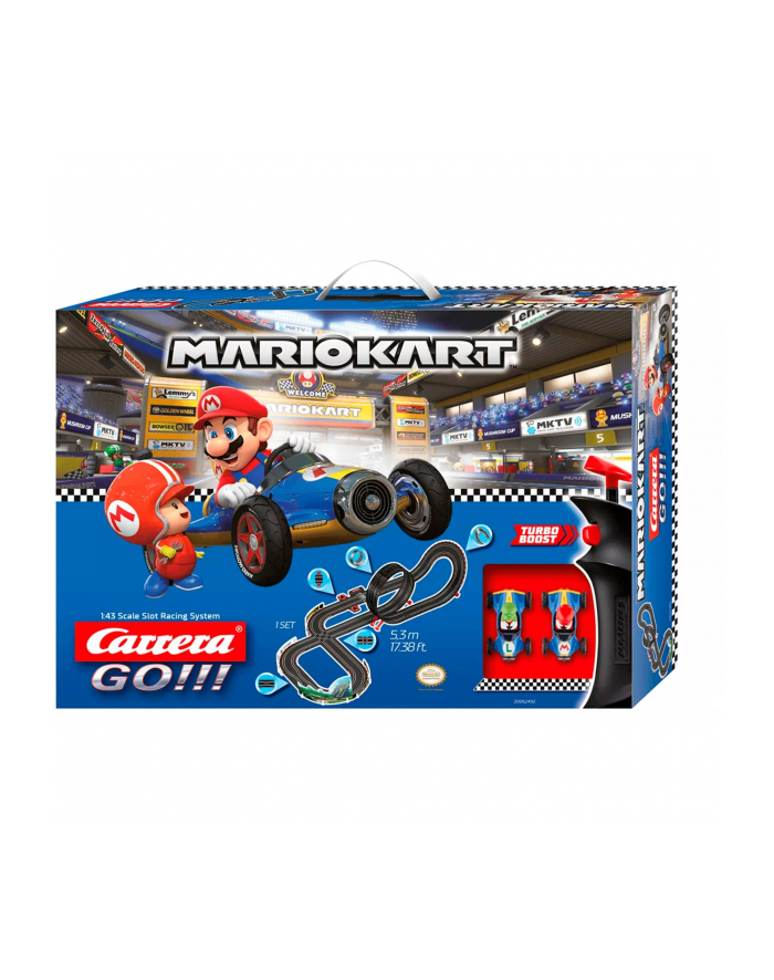 CARRERA GO!!! tor 5,3m MarioKart Turbo 20062492 główny