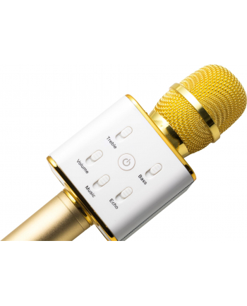 technaxx deutschland gmbh & co. kg Bezprzewodowy mikrofon karaoke złoto-biały Musicman BT-X31