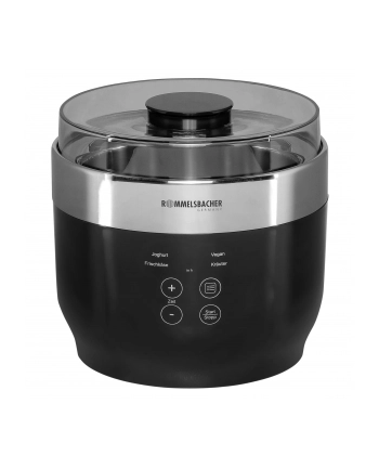 Rommelsbacher JG 80 ''Jona'' yoghurt maker (black / stainless steel)