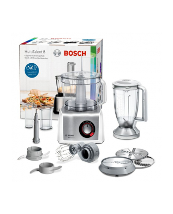Bosch Compact food processor rounder 8 MC812S814 (white / brushed stainless steel)
