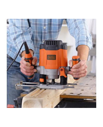 black+decker BLACK + DECKER electronics router KW1200E-QS (orange / black, 1,200 watts)