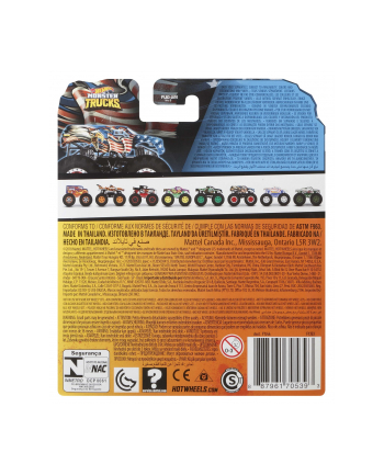 Hot Wheels Monster Trucks 1:64 The-Cast Bone - GJY18 nr 1