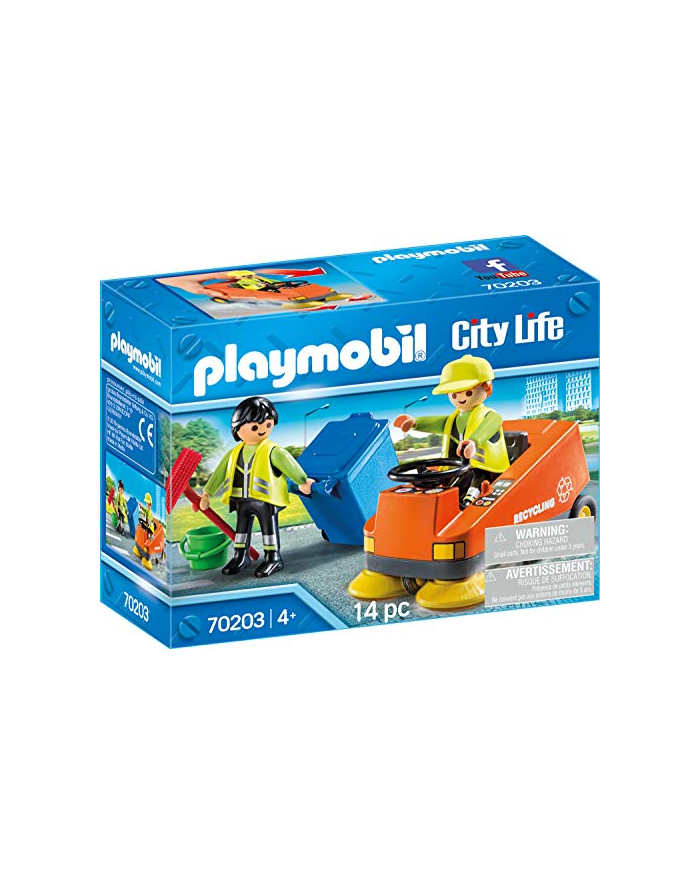 PLAYMOBIL 70203 sweeper, construction toys główny
