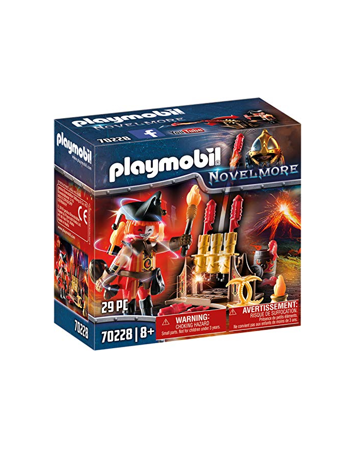 PLAYMOBIL 70,228 fireworks cannon and fire master, construction toys główny