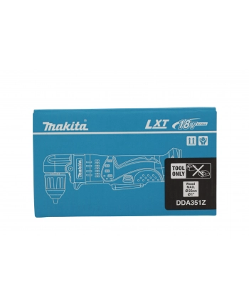 Makita cordless angle drill DDA351Z, 18 Volt (black / blue, without battery and charger)