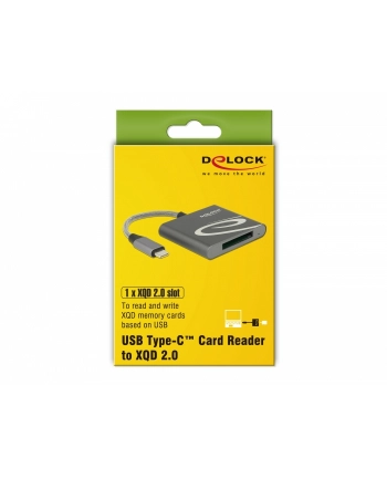 Delock USB-C Card Reader f. XQD 2.0 - memory cards