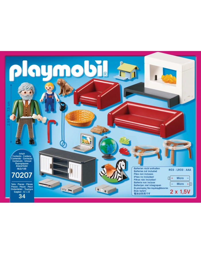 PLAYMOBIL 70207 Cozy living room, construction toys główny