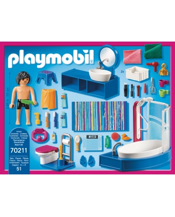 PLAYMOBIL 70211 bathrooms, construction toys